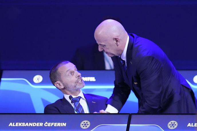 Gianni Infantino Aleksander Čeferin | Gianni Infantino in Aleksander Čeferin. | Foto Guliverimage