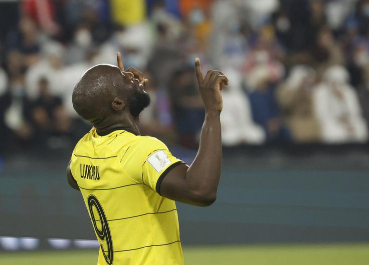 Romelu Lukaku je odločil zmagovalca z zadetkom v 32. minuti. | Foto: Reuters