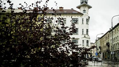 Hiša s stolpičem, ki jo je dal zgraditi znani ljubljanski urar