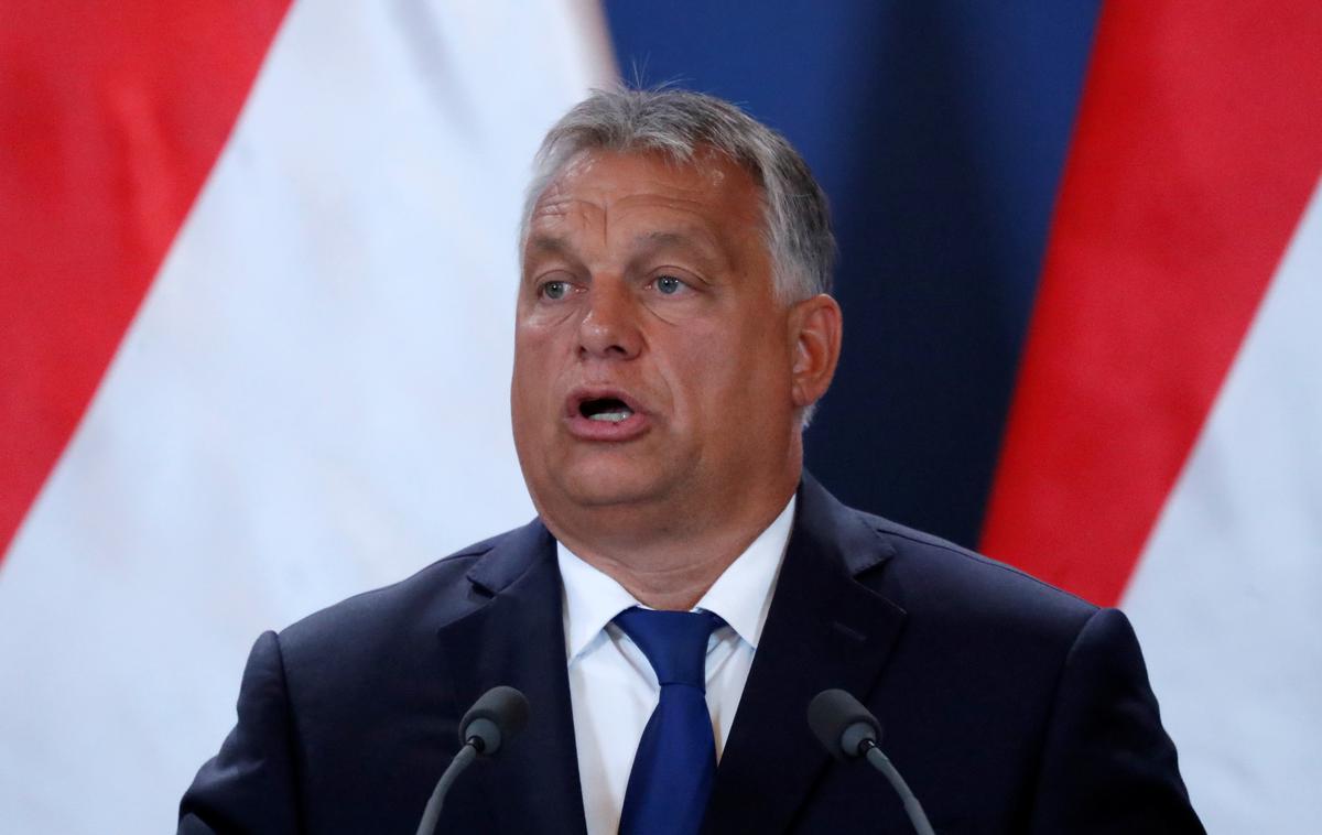 viktor orban | Predstavniki Madžarske so v ponedeljek spet zavrnili vse očitke glede kršitev temeljnih evropskih vrednot in vladavine prava. Na fotografiji madžarski premier Viktor Orban. | Foto Reuters
