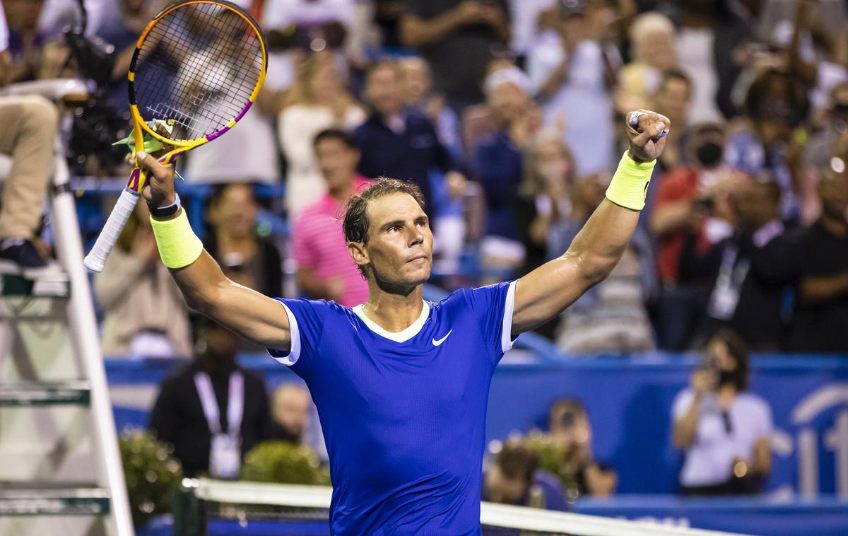 Rafael Nadal | Rafael Nadal je zaigral prvič po skoraj dveh mesecih. | Foto Reuters