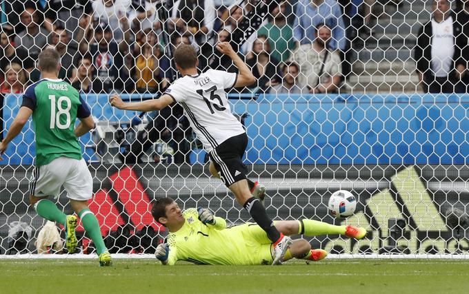 Nemci so edini četrtfinalisti, ki na tem prvenstvu še niso prejeli zadetka. | Foto: Reuters