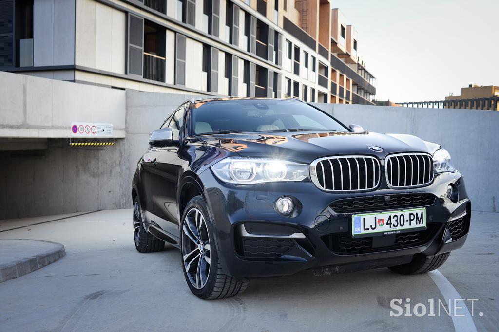 BMW X6 M 50d - fotogalerija testnega vozila