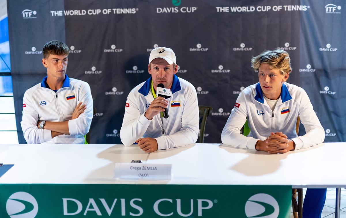 Grega Žemlja | "Mislim, da vse poteka po načrtu, kot smo si ga zastavili. V petek bomo pripravljeni, tako kot je treba," pravi kapetan slovenske reprezentance Grega Žemlja. | Foto Tenis Slovenija