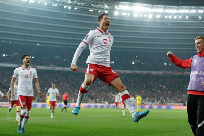 Veselje Roberta Lewandowskega po zadetku v 50. minuti. | Foto: Guliverimage/Vladimir Fedorenko