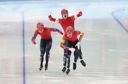 Norveškim drsalcem zlato v ekipnem zasledovanju