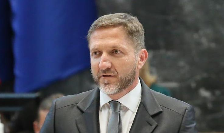 Finančni minister Klemen Boštjančič | Foto: DZ/Matija Sušnik