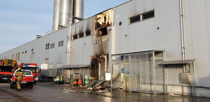 Požar Spar | Foto: Gasilska brigada Ljubljana