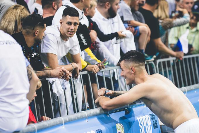 Na zadnji tekmi slovenske reprezentance, ko je v Stožicah gostovala Srbija, se je vpisal med strelce. | Foto: Grega Valančič/Sportida