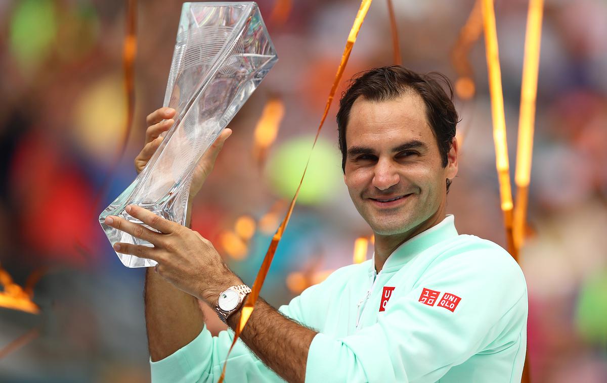Roger Federer | Roger Federer je zmagovalec turnirja v Miamiju. | Foto Getty Images