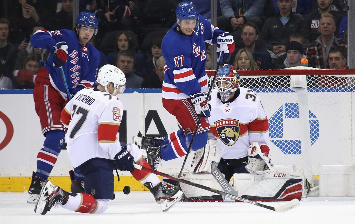 Florida Panthers | Florida je s 6:5 po podaljšku premagala New York Rangers. | Foto Getty Images