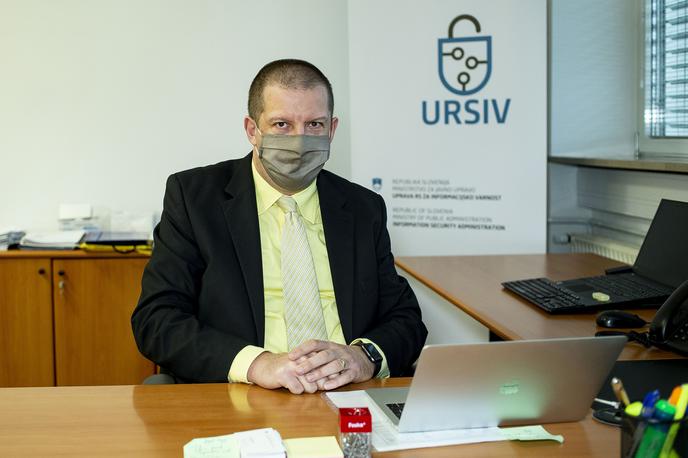 Uroš Svete | Direktor Uprave Republike Slovenije za informacijsko varnost dr. Uroš Svete | Foto Ana Kovač