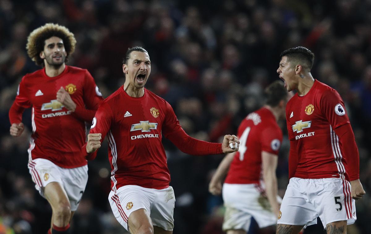 Manchester United Zlatan Ibrahimović Rojo Fellaini | Foto Reuters