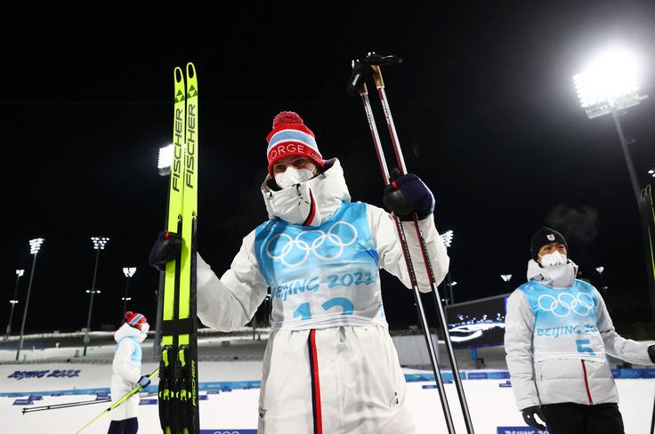 Zmage se je veselil Joergen Graabak. | Foto: Guliverimage/Vladimir Fedorenko