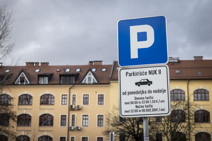 Parkirišče Nuk2 v Ljubljani. | Foto: Bojan Puhek