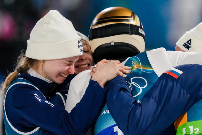 Nika Vodan | Nika Vodan je čustveno doživljala zlato medaljo – zdaj ima že tri medalje z olimpijskih iger. | Foto Guliverimage