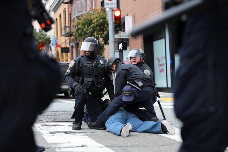 protest, ZDA, San Francisco | Foto: Reuters