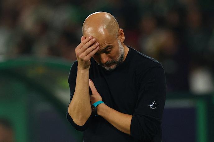 Sporting Manchester City | Josep Guardiola je z Manchester Cityjem izgubil trikrat zapored. To se mu je zgodilo prvič v karieri. | Foto Reuters