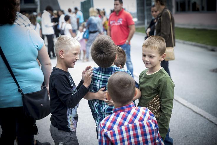 Prvi šolski dan Sostro učenje šola | Foto: Ana Kovač