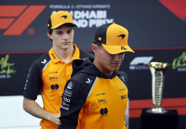 Lando Norris in Oscar Piastri | Foto: Reuters