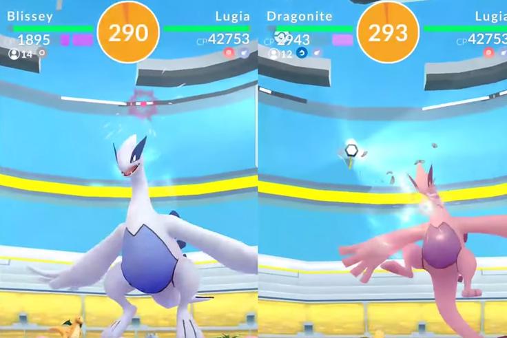 Vsak obiskovalec je prejel tudi enega od redkih legendarnih Pokemonov, Lugio (bel ptič na posnetku zaslona). | Foto: YouTube