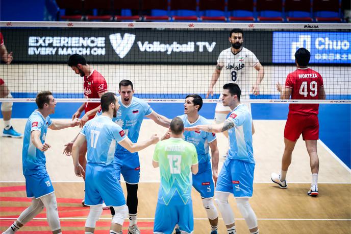 slovenska odbojkarska reprezentanca : Iran, liga narodov | Slovenski odbojkarji so na zadnji tekmi uvodnega turnirja lige narodov s 3:0 odpravili Iran. | Foto Volleyballworld