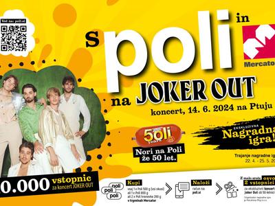 Ekskluzivni koncert Joker Out ob 50-letnici Poli