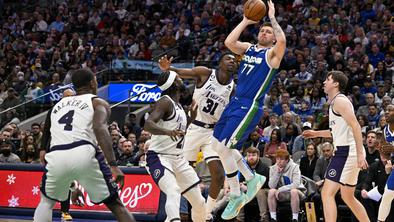 Praznik v Dallasu: Nowitzki dobil kip, Luka Dončić zmago nad LeBronom Jamesom