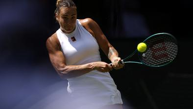 Sabalenka zlahka v drugi krog, pa tudi Raducanu