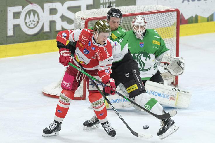 V ljubljanskih vratih je odlično debitiral  Dustin Tokarski. | Foto: HCB/Vanna Antonello