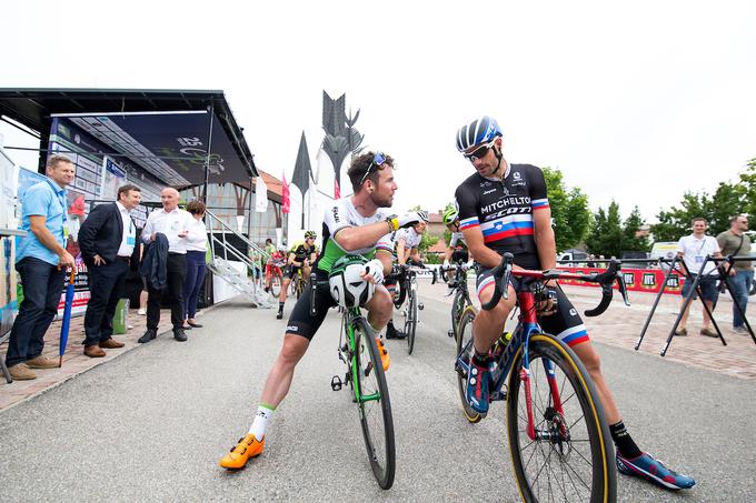 Zvezdnik Mark Cavendish je po padcu svojega pomočnika na prvi etapi zasedel šele 14. mesto. | Foto: Sportida