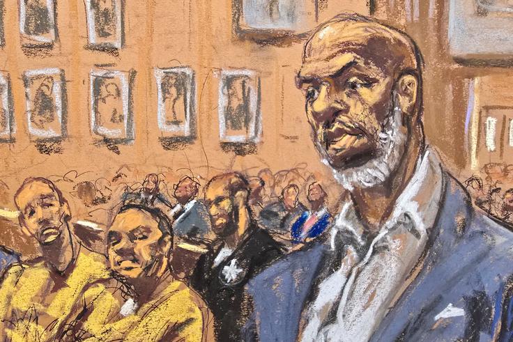 Sodna karikatura Chaunceyja Billupsa. | Foto: Reuters