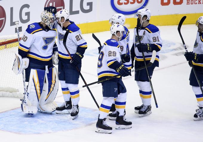 St. Louis so prevzeli vodstvo v zahodni konferenci lige NHL. | Foto: Reuters