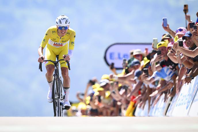 Tadej Pogačar gorski kronometer Tour Peyragudes 2025 | Nekdanji španski kolesar Pedro Delgado ocenjuje, da je Tadej Pogačar svoj maksimum dosegel lani, a je ta tako visok, da še vedno lahko dominira vsaj prihodnji dve leti.  | Foto Guliverimage