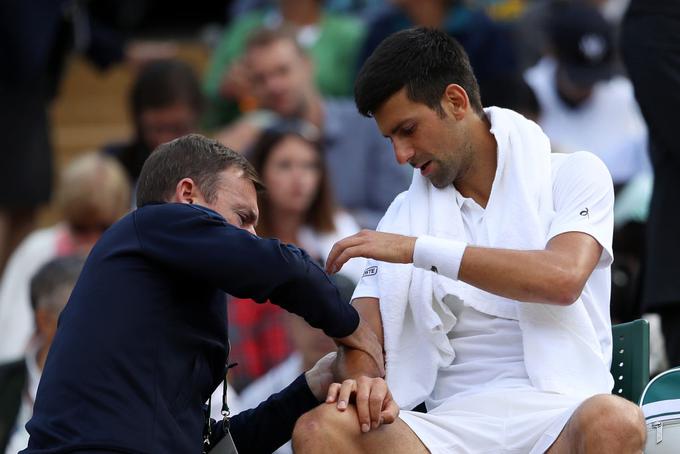 Novak Đoković je letošnjo sezono prekinil zaradi poškodbe komolca. | Foto: Guliverimage/Getty Images