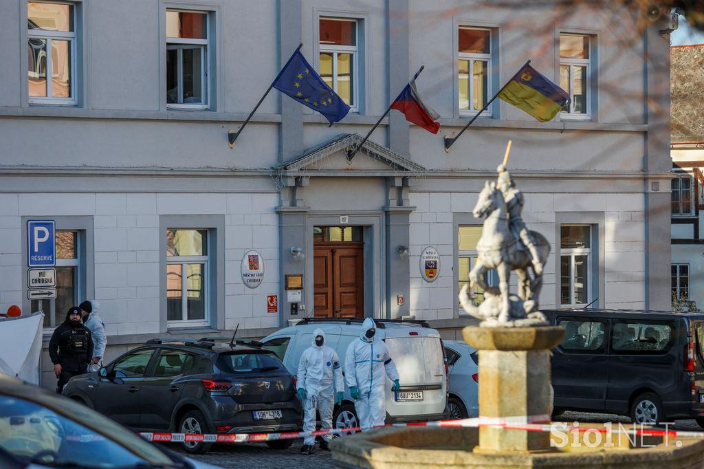 Streljanje na Češkem, češka policija