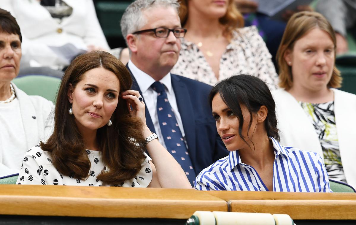 Kate Middleton | Odnos med vojvodinjama naj bi se začel krhati na Meghanini poroki pred dvema letoma. | Foto Getty Images