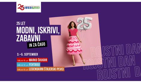 Europark praznuje 25 let s štiridnevnim programom za vse generacije