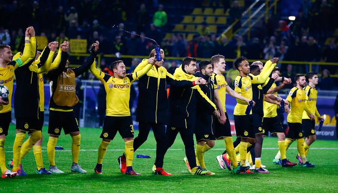 Borussia Dortmund bo v zadnjem krogu na Santiago Bernabeuu branila dve točki prednosti. | Foto: Reuters
