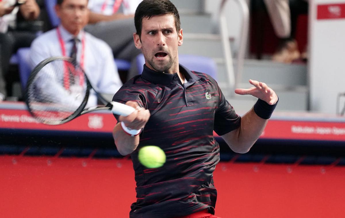Novak Đoković | Novak Đoković je bil uspešen v četrtfinalu Tokia. | Foto Gulliver/Getty Images