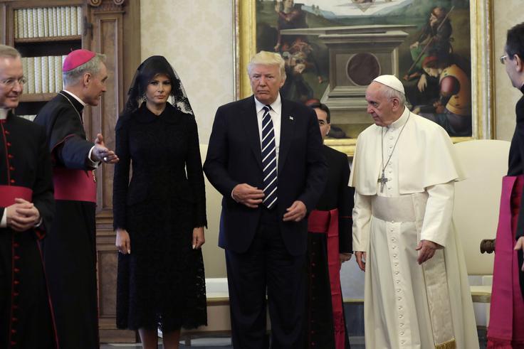 papež, Frančišek, Donald trump, melania Trump | Foto: Reuters