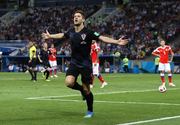 Takole se je veselil gola proti Rusiji. Lahko zabije še Angležem? To bi mu privoščil vsak Hrvat. | Foto: Getty Images