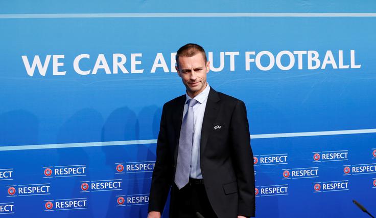 Predsednik Uefe Aleksander Čeferin skuša omiliti razlike med bogatimi in revnimi v nogometu. | Foto: Reuters