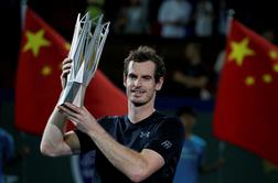 Andy Murray tretjič osvojil turnir v Šanghaju