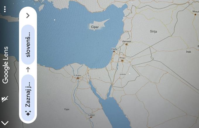 Pogled na zemljevid Baidu Maps z Googlovim prevajalskim orodjem razkrije, da Izrael res manjka, preostale države pa so naštete. | Foto: Matic Tomšič