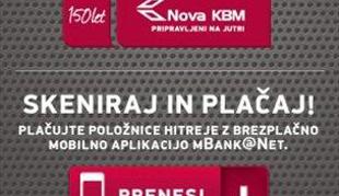 Skenirajte položnico z mobilno aplikacijo mBank@Net in se potegujte za pametni telefon HTC One X!
