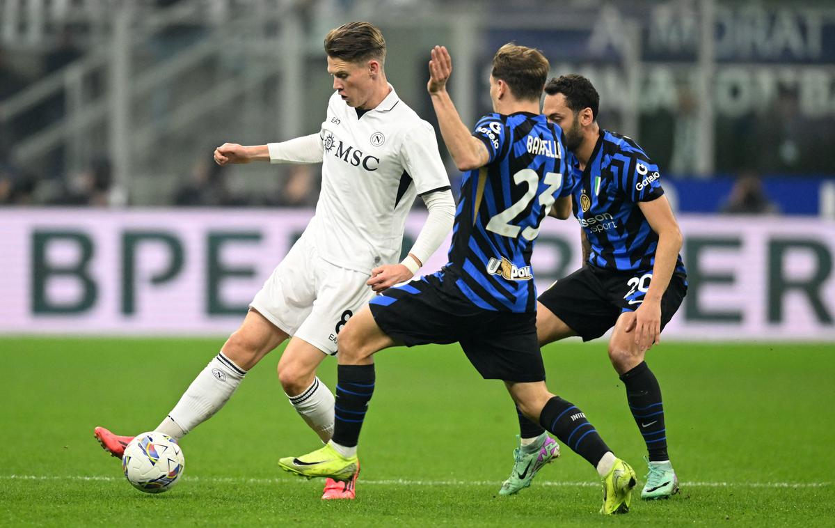 Scott McTominay, Inter - Milano | Napoli je na gostovanju pri Interju osvojil točko in zadržal prvo mesto na lestvici Serie A. | Foto Reuters