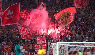 Uefa ne bo ukrepala proti Crveni zvezdi zaradi tanka pred stadionom