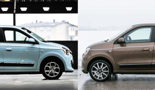 Twingo proti twingu: kaj pomeni za dve sklopki, 2 tisočaka in 20 "konjev" razlike?