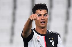 Ronaldo še vedno pozitiven na novi koronavirus